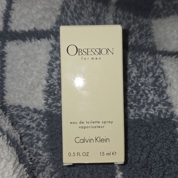 NWT Calvin Klein Obsession Eau De Toilette Spray for Men 0.5 Ounces - Picture 2 of 5